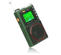 Retekess TR111 Portable Multibande Radio,FM VHF AM SW WB Radio,Alarme SOS Stéréo Basse,Télécommande Intelligente d'Application,MP3/TF,Extérieur