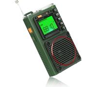 Retekess TR111 Radio portable Shortwave,FM VHF AM SW WB Band Radio,Soutien App Intelligent Remote,MP3/TF,Bass Stereo SOS Alarm,Applicable aux passionnés de radio