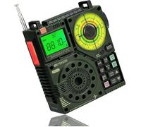 Retekess TR112 Portable Radio à Ondes Courtes,FM VHF MW SW WB AIR Radio,Alarme SOS Stéréo Basse,MP3/TF,Randonnée,Camping(Pas de