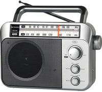 Retekess TR604 Radio portable,AM FM Radio,Grand bouton,Câble d'alimentation ou fonctionnement sur piles,Grand haut-parleur Réglage des aigus et des basses Radio pour les personnes âgées