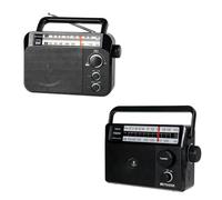 Retekess TR604 Radio Portable Bundle with Retekess TR633 AM FM Radio Portable, Poste Radio Pile et Secteur,Excellente Réception Antenne, pour Personnes Âgée