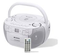 Retekess TR621 Boombox Poste Radio CD,Lecteur Cassette Audio,Enregistrement,Prise en Charge USB TF Casque,Accompagner Famille Amis