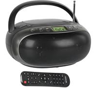 Retekess TR634 Portable CD Lecteur,Bluetooth Radio FM,Boombox Stéréo,Poste CD,Télécommande,MP3,USB,AUX,Display LCD,Compact Robuste