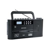 Retekess TR641 Poste Radio Cassette,Lecteur de Cassettes,FM AM,Carte USB/TF,Connexion Aans Fil,Prise de Casque,Opération de Batterie ou Alimentation AC,Jouer à l'ancien Ruban Adhésif