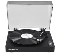 Retekess TR643 Platine Vinyle, Tourne Disque Vinyle, 33/45/78 TR/Min, Arrêt Automatique, Lecture sans Fil, Sortie RCA, Qualité Sonore Claire, Prise Casque, Lecteur Vinyle Convient aux Mélomanes