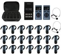 Retekess TT106S Tour Guide System, Système audio, Longue durée de vie, 200 m,à une touche, Conception à grosses touches, pour les conférences, les voyages