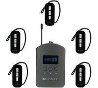 Retekess TT112 guide system, 200m wireless audio earphone, universal for left or right ear, language interpretation system for tourism, factory tour, conference, college, training