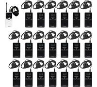 Retekess TT116 Microphone Système de Guide Touristique sans Fil, 200M, Réduction de Bruit, Système de Traduction d'Eglise pour