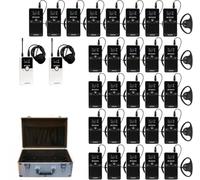 Retekess TT116 Wireless Tour Guide System, Système de Guide Touristique, 200M, Réduction du Bruit, Tour Guide Headsets, avec Boîtier de Chargement 30 Emplacements, pour Le Tourisme, L'usine