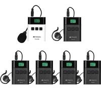 Retekess TT122 Tour Guide System, 150M wireless audio guide system, church interpreter systems for tourism, factory visits, conferences, government, colleges, supermarkets