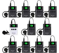 Retekess TT122 Tour Guide System, 2,4 G, 150M Audio Guide System pour visiteurs, système d'interprétation vocale, système d'interprétation ecclésiastique pour tourisme, usine, conférence, musée