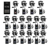 Retekess TT126 Factory Tour Guide System, Communication Bidirectionnelle, 23 DB, Qualité Sonore Claire, 280 M, Tour Guide Headsets for Group Communication Audio pour Visites D'usines