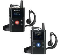 Retekess TT126 Tour Guide System, Bluetooth Loudspeaker, 280m Two Way Tour Guide System sans fil, pour Entraînement L'équitation