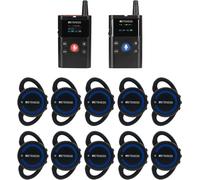 Retekess TT126R Système de guide touristique sans fil à 2 voies, 280 m Système de communication full-duplex, système d'interprétation audio, pour les conférences