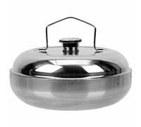 RETENA Bouillotte avec Couvercle, Chauffe-Mains en Acier Inoxydable, Chauffe-douleurs Aux Épaules Et Aux Pieds, Compresse Chaude Et Thérapie par Le Froid (Size : 2.3L)