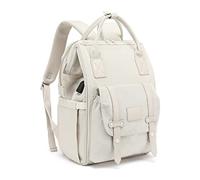 RETENA Sac À Dos À Langer, Sac Multifonction for Bébé avec Port De Chargement USB, Grande Capacité Et Poches Isolées, Sac À Dos À Langer for Maman (Color : Beige)