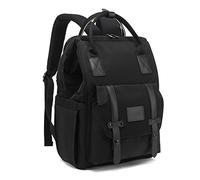 RETENA Sac À Dos À Langer, Sac Multifonction for Bébé avec Port De Chargement USB, Grande Capacité Et Poches Isolées, Sac À Dos À Langer for Maman (Color : Black)