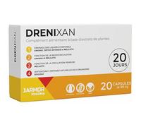 Retention d'Eau Drainant Puissant - Draineur - Diurétique Drainant - Drainage Lymphatique Circulation Sanguine Jambes -Drenixan 20 Gélules Concentrées Avec De La Bromélaïne