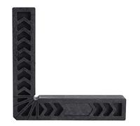 Retenue de localisateur à Angle droit noir, règle de travail du bois en plastique de haute dureté en forme de L pour les travaux de menuiserie