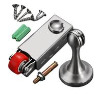 Retenue magnétique pour porte ensemble de fermeture coulissante et roues | Butée de porte magnétique adaptée pour chambre, salon, maison, salle de bain, cuisine, portail et abri