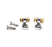 Retenues de cordes de guitare électrique, 2 pièces, arbre Standard, Guides de cordes à rouleaux, supports remplaçables, Guides de pièces de guitare en métal