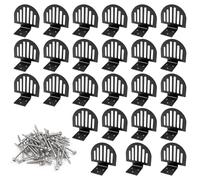 Retenues de neige pour toits en métal - Lot de 25 pièces pour empêcher le gel sur les pneus | Barrières de neige pour toits de soudure contre le glissement hivernal