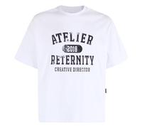 Reternity - Atelier Emblem T-Shirt - Homme - Tops - Blanc - Taille: M