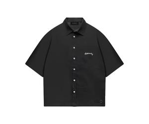 Reternity - Camicia Ss Le Progres - Homme - Chemises - Noir - Taille: XL
