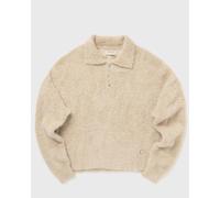 Reternity CLAIR FURRY KNIT POLO men Polos|Pullovers beige taille: M