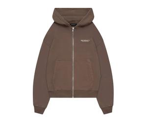 Reternity - Creative Dept Zip Sweat à capuche - Homme - Sweatshirts et sweats à capuche - Brun - Taille: S