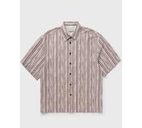 Reternity WATERCOLOR SHORT SLEEVE SHIRT men Shortsleeves brown|white taille: M
