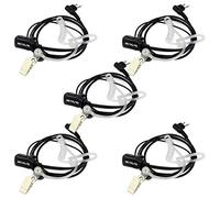 Retevis 2 Pin Tube acoustique Oreillette radio Two Way écouteur Micro pour Motorola CP200 PR400 Cls1110 Cls1410 Ct450ls GP300 GP2000 P1225 HYT 2 Way radios (lot de 5)