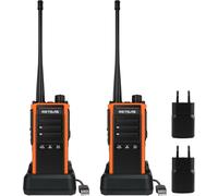 Retevis C65B Radio, Talkie-walkie professionnel, IP67 étanche, longue portée, robuste, alarme d'urgence pour le sauvetage en plein air, la construction