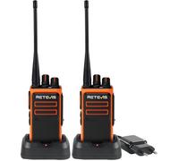Retevis C66 Talkie Walkie Longue Portée, Talkie Walkie Rechargeable, 1500 mAh, VOX, Alarme d'urgence,Talkie-Walkie pour la Randonnée