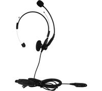 Retevis Casque d'écoute talkie-walkie, oreillette overhead avec microphone à perche rotatif, compatible avec la radio Ailunce HD1 DMR