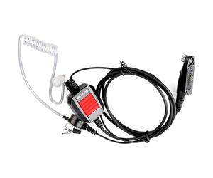 Retevis EA110M Talkie Walkie Oreillette IP66 Casque Imperméable Caché de Tube Air Écouteur Compatible avec Ailunce HD1 Radio RT648 RT29 RT647 RT83 Motorola GP328plus Radio(1 pcs)