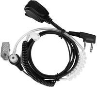 Retevis EAK005 Casque radio 2 broches Compatible avec les radios bidirectionnelles RT24 RT27 RT85 RT86 RT619 RT622 Baofeng UV 5R 888s eSynic Clearer Sound Heads