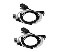 Retevis EAK005 Écouteur Talkie-Walkie Compatible avec Radios Bidirectionnelles RT619 RT622 RT668 RT24 Baofeng UV 5R 888s eSynic Sounder Plus Clair Casque Radio Bidirectionnel (2 Pièce)