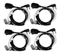 Retevis EAK005 Écouteur Talkie-Walkie Compatible avec Radios Bidirectionnelles RT619 RT622 RT668 RT24 Baofeng UV 5R 888s Sounder Plus Clair Casque Radio Bidirectionnel (4 Pièce)
