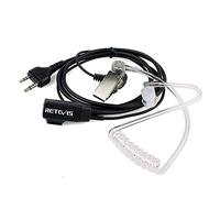 Retevis Écouteur 2 Broches Compatible avec Midland G6 G7 G12 M24 GXT250 GXT550 GXT650 LXT80 LXT112 Alan39 Alan507 Talkie-Walkie Tube Acoustique Oreillette (1 pcs)