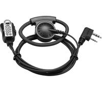 Retevis EEK012 Casque radio bidirectionnel avec microphone PTT Compatible avec Kenwood Retevis RT24 RT27 Walkie Talkie Headset (pack de 1)