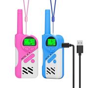 Retevis EZTalk670 Talkie-Walkie Enfants, Talkie-Walkie avec mode sécurisé, idées cadeaux, jouets pour enfants, jeux, aventures en plein air, camping...