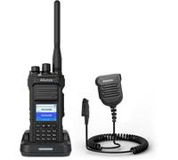 Retevis HA1UV Radio Amateur avec Micro, Double Bande, Etanche IP67, Rechargeable 2800mAh, Talkie Walkie Longue Portée pour