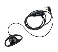 Retevis K316 Talkie Walkie Oreillette de Forme D Casque à Crochet Souple Écouteur Compatible avec Talkie Walkie RT24 RT27 RT668 Baofeng UV-5R BF-888S BF-88E Kenwood TYT HYT Wouxun (1 Pcs)