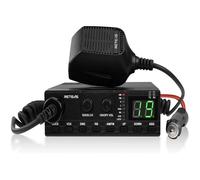 Retevis MB62 CB Radio AM/FM, VOX, ASQ/SQ, Canal d'urgence 9/19, Verrouillage à clé, CB Portable pour Camionneur, Camionnette,
