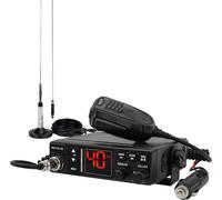Retevis MB63A Radio CB, radio AM/FM CB avec antenne, radio NB/ANL CB, 12V - 24V, VOX, EMG CH9/19, radio portable CB pour les emplois dans le secteur des transports