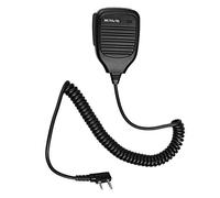 Retevis Micro Haut-Parleur 2 Broches Talkie Walkie Micro Portable Compatible avec Talkie Walkie Baofeng UV-5R BF-888S BF-88E RT24 RT22 RT27 Kenwood WOUXUN TYT HYT (1 Pcs)