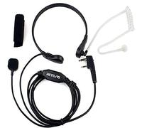 Retevis Microphone Gorge Walkie Talkie Oreillette 2 broches PTT Compatible Walkie Talkie RT24 RT27 RT622 RT28 RT617 RT618 RT619 RT46 BF-88E UV-5R Kenwood (1 pc)