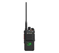 Retevis NR40 Talkie Walkie Professionnel, DMR Talkie-Walkie Longue Portée, Radio Robuste et étanche IP67, 2800 mAh, Son Clair, pour Services Logistiques et Entreprises de Fret (Noir, 1 Pièce)