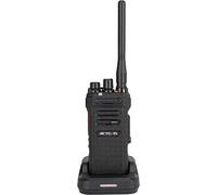Retevis NR630 Talkie-walkie étanche, radio longue portée, suppression du bruit, radio portable 2800mAh, radio professionnelle 2 voies pour le fret (noir, 1 pièce)